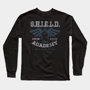 Shield Academy (Ops. Division) - Light Print Long Sleeve T-Shirt